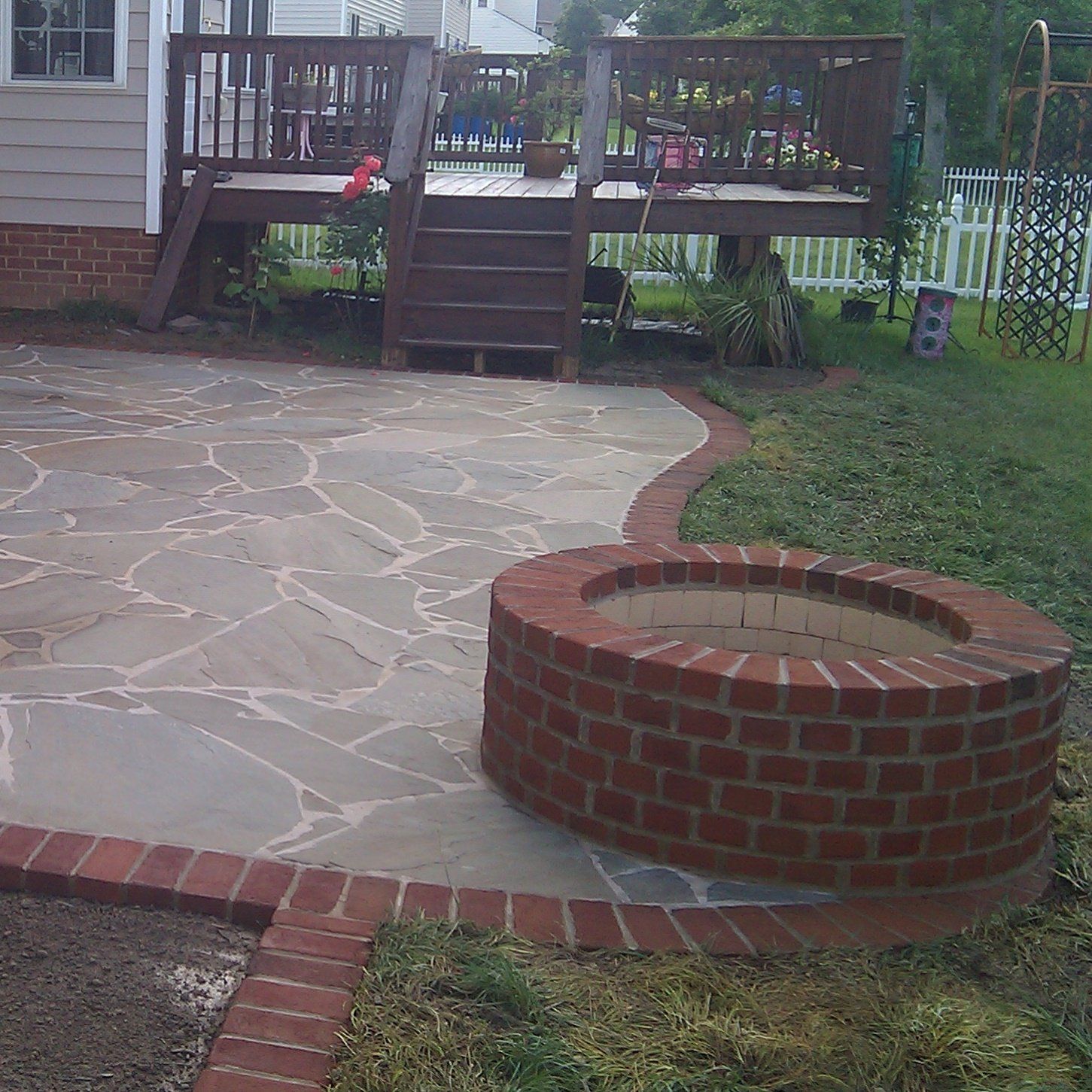 Fire Pits — Amazing Backyard with Fire Pit in Richmond, VA