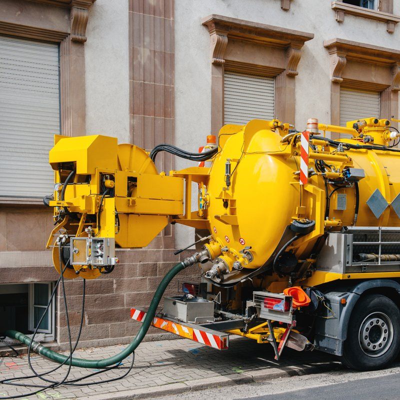 Yellow Septic Truck — Greenville, SC — American Waste Septic