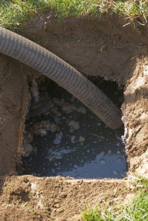 Septic Hose Pumping on Tank — Greenville, SC — American Waste Septic