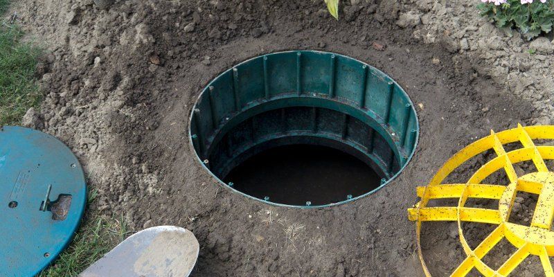 Septic Tank Hole — Greenville, SC — American Waste Septic