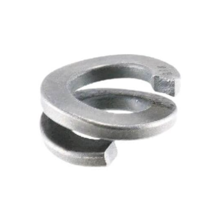 photo of double coil rectangle section spring washer