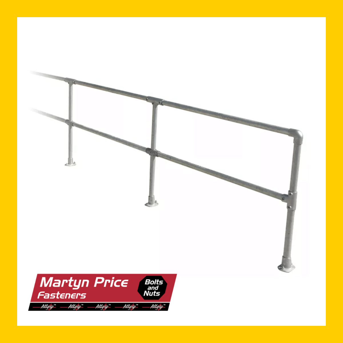 Picture of a fastclamp handrail system