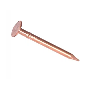 photo of a copper nail