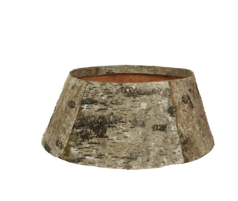 Copri base effetto sughero  per alberi di Natale