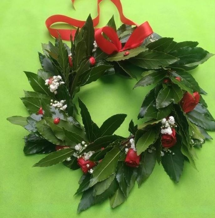 Corona di alloro per Laurea