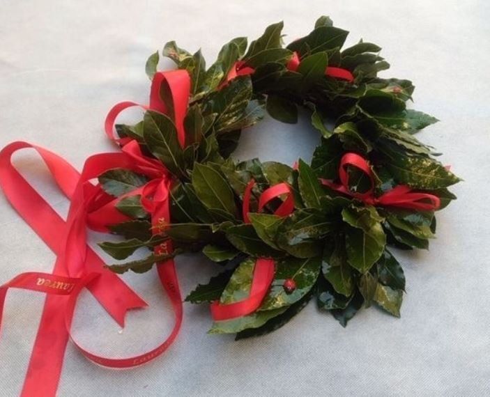 Corona di alloro per Laurea