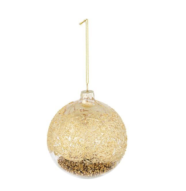 Palla di vetro da appendere all'albero di Natale