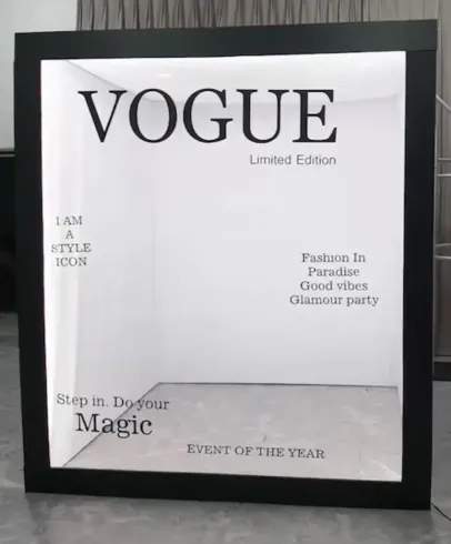 A picture of a vogue magazine cover