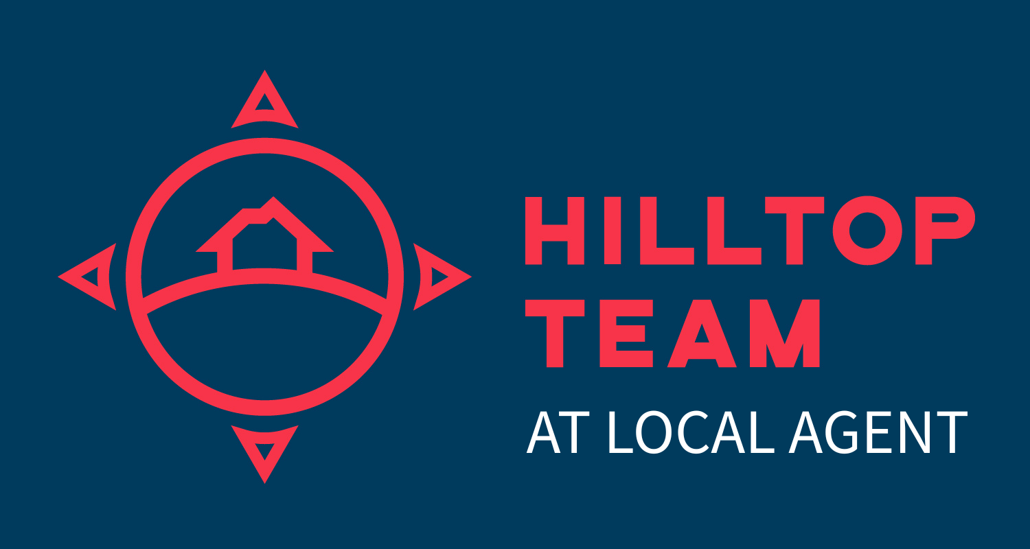 Click to go home Hilltop Team logo in red on dark blue with “AT LOCAL AGENT” text.