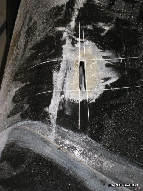 A black and white painting with the word parrestore on the bottom