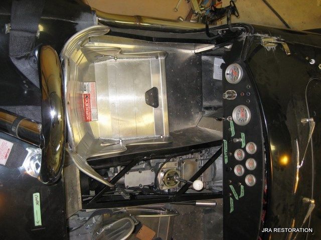 A picture of a car with the word restoration on it