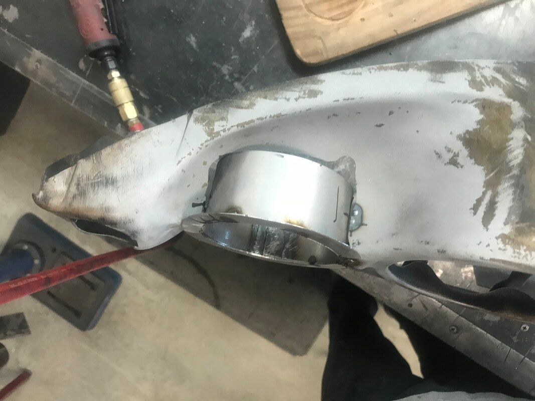 A close up of a piece of metal on a table