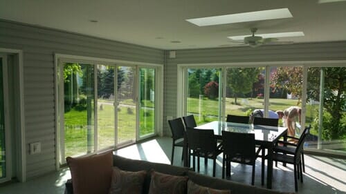 Construction Company — Living Room Glass Windows in State College, PA