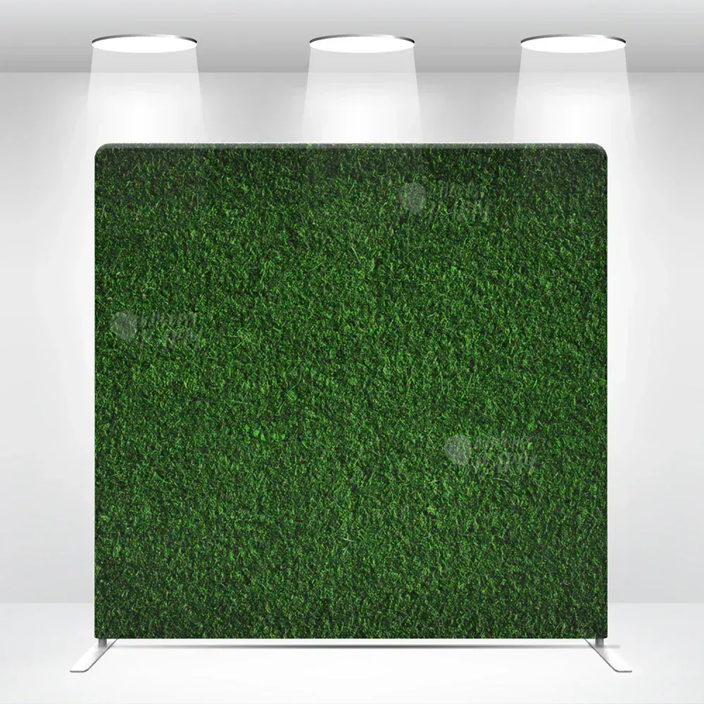 Green Hedge Photo Booth Backdrop
