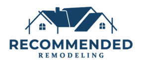 A logo for a company called Recommended Remodeling