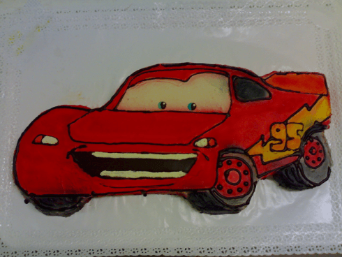 torta con autombile