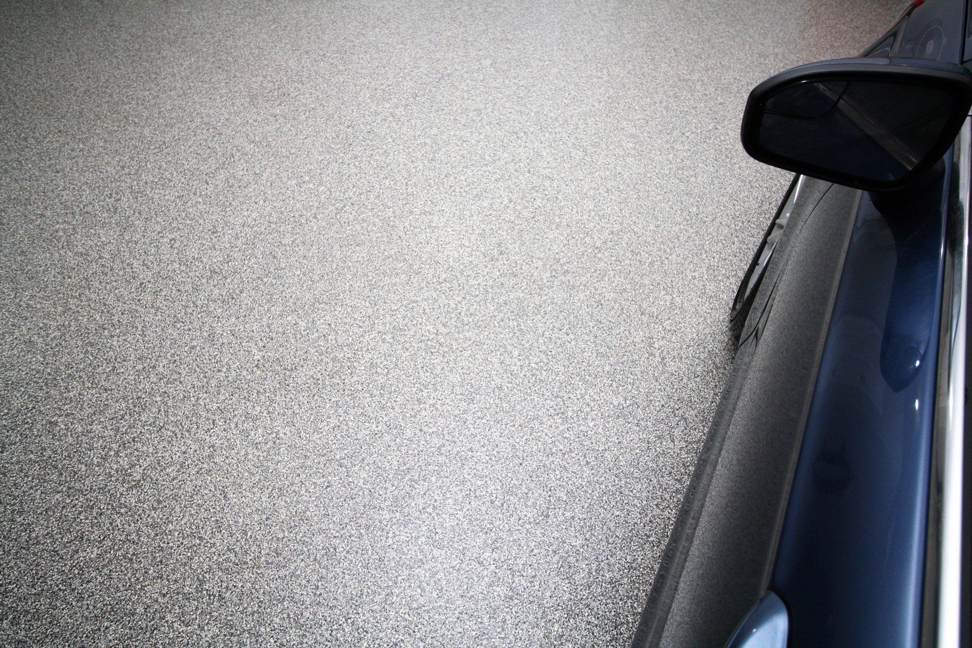 Top View of the Side Part of the Car — Greenville, WI — Renew Garage Floor Coatings