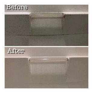 Before & After Shower Tray Cleaning — Pittsburgh, PA — The Nature Maid