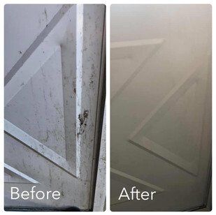 Before & After Door Cleaning — Pittsburgh, PA — The Nature Maid