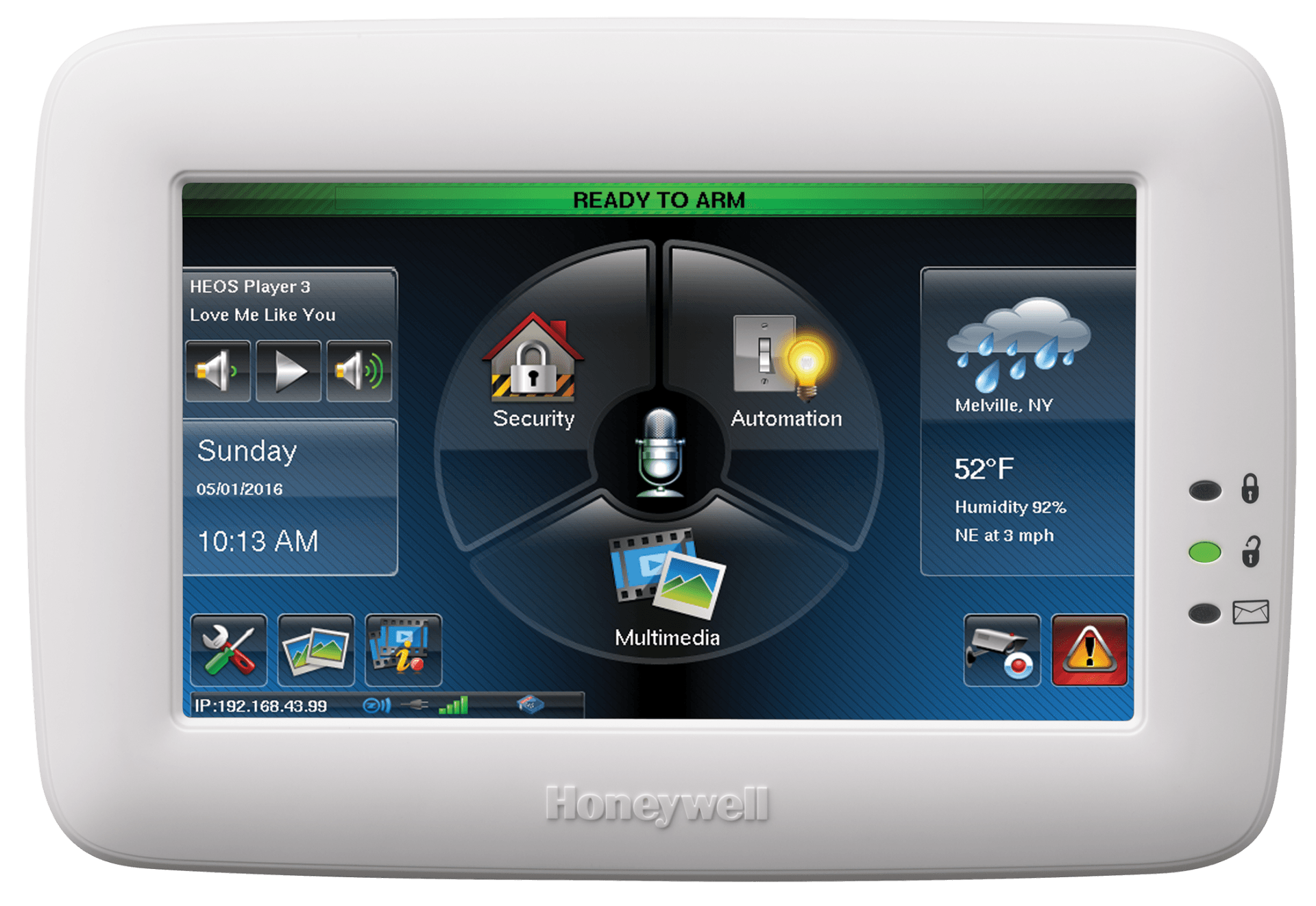 Tuxedo Touch Honeywell Keypad