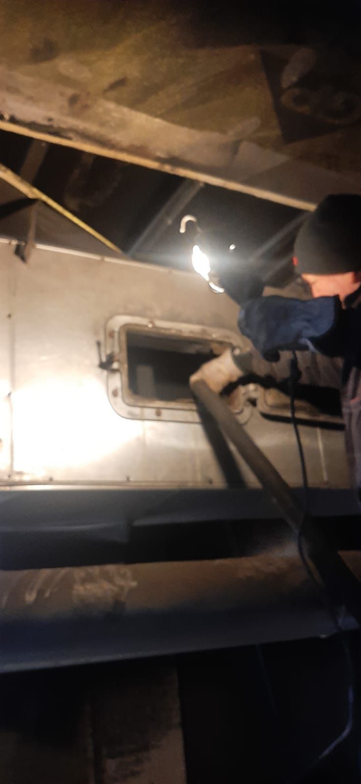 pulizia condotti industriali