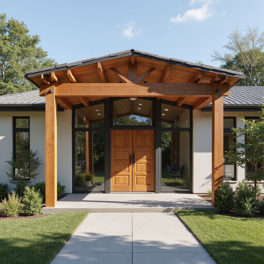 portici in legno Lodi