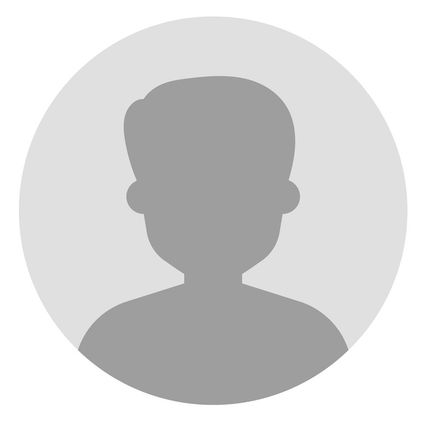 A silhouette of a man in a circle on a white background.