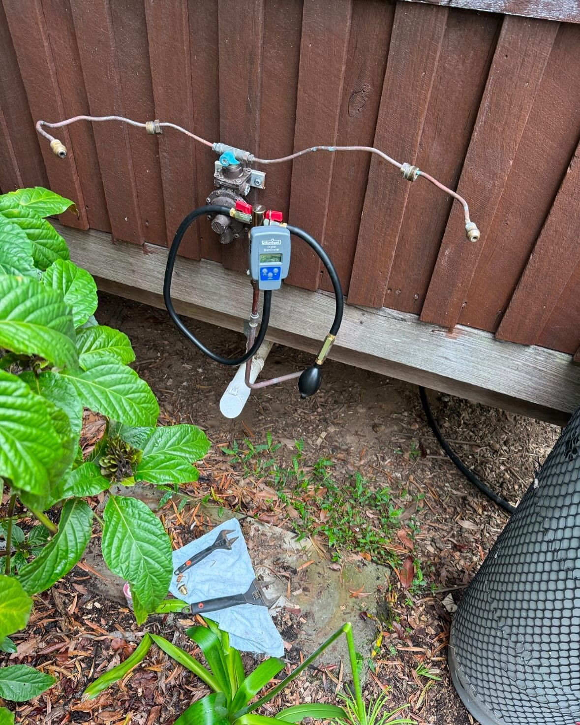 Water Timer System Attached to a Wall — Bridge Plumbing & Trades In Shellharbour, NSW