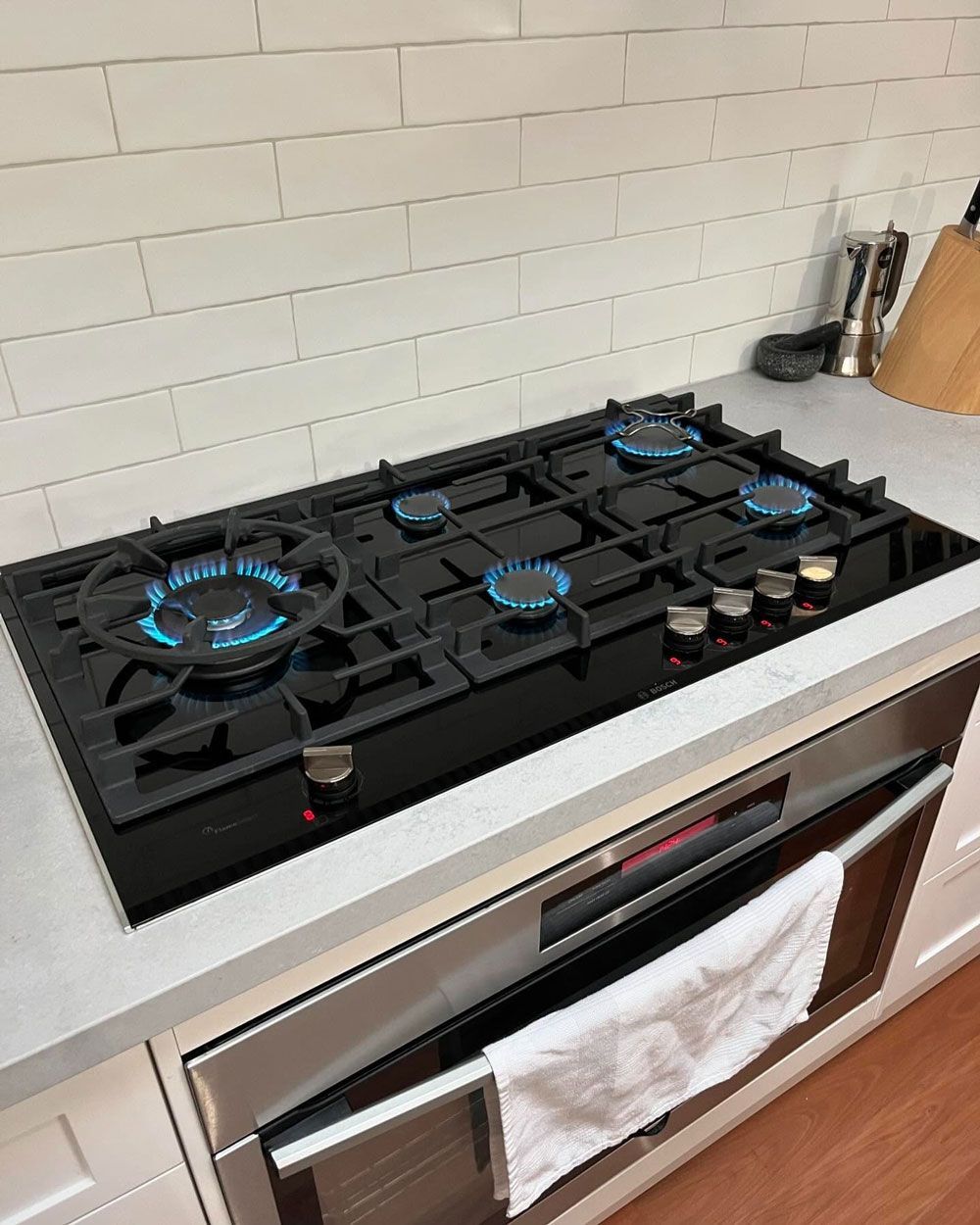 A Closer Look of a Gas Stove — Bridge Plumbing & Trades in Nowra, NSW