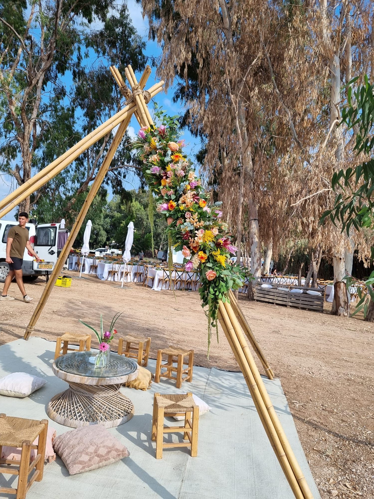 עיצוב טיפי לחתונה