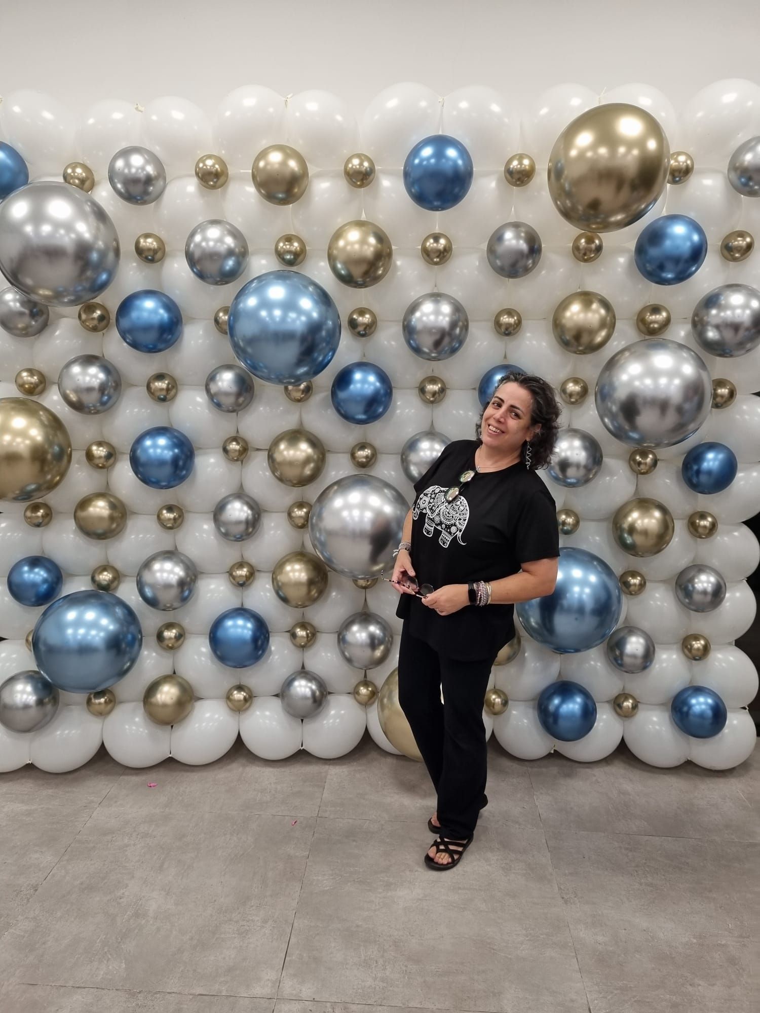 קיר בלונים אורגני בסיסי