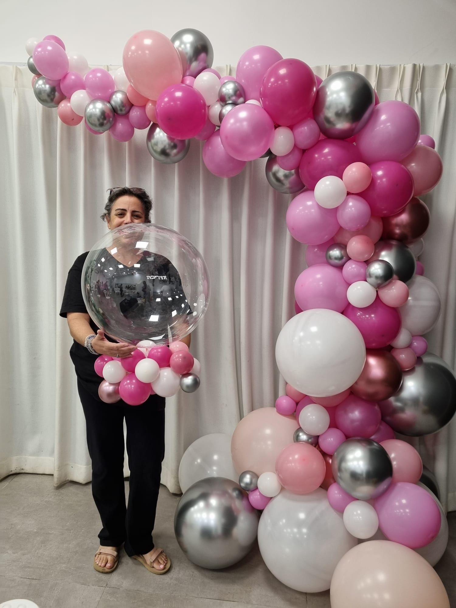 שובל בלונים אורגני