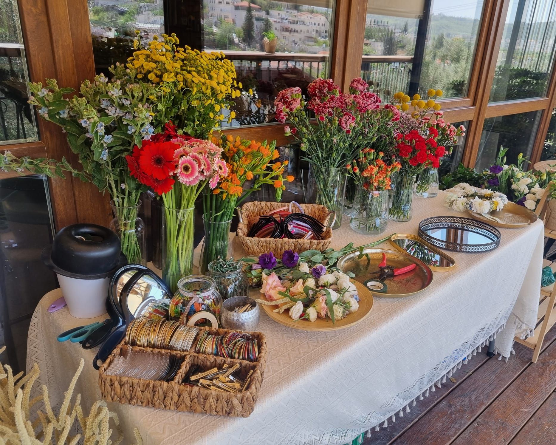 עמדת שזירה בבת מצווה