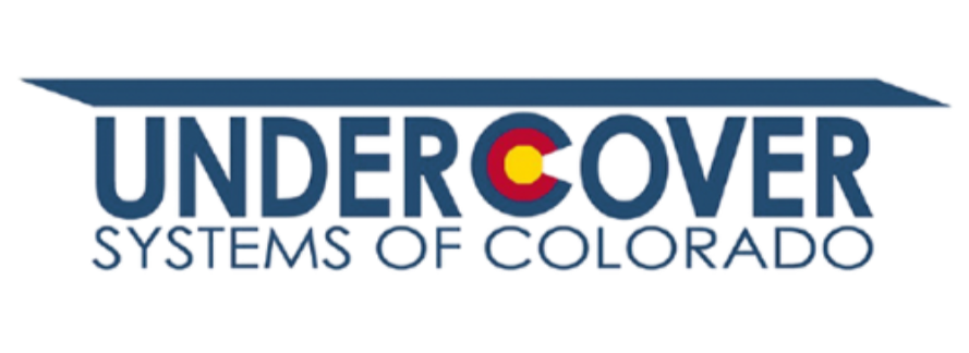Logo for Undercover Systems of Colorado featuring the Colorado state flag in the letter