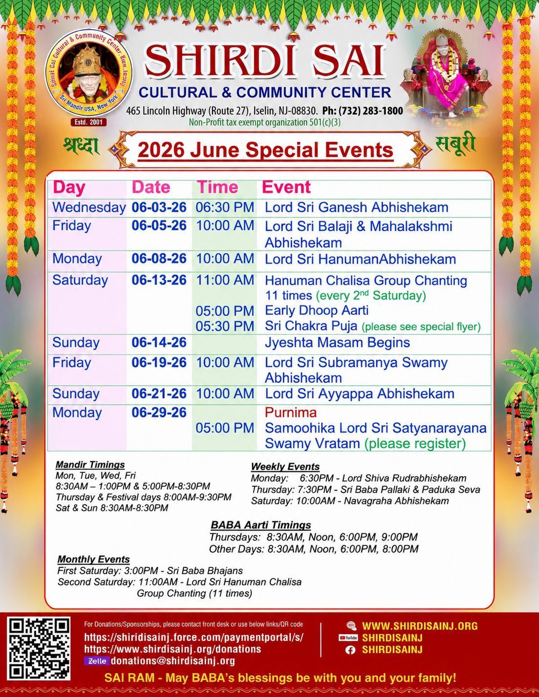 May Events