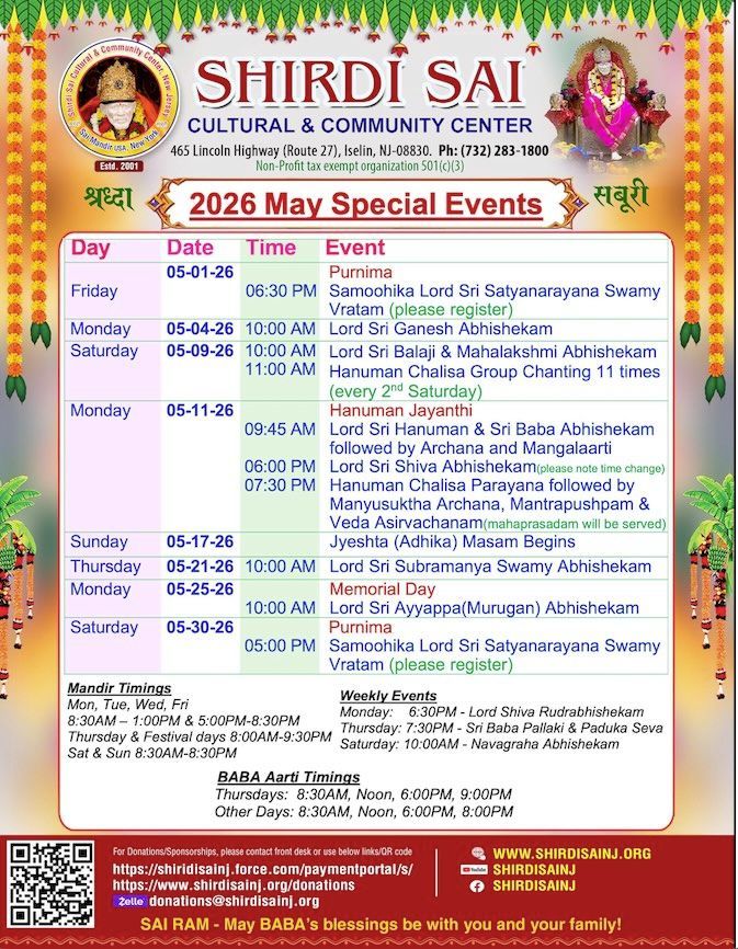 May Events