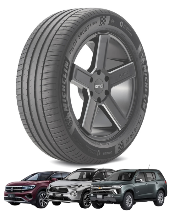 Pneu Continental Conti Hybrid HD3 para caminhão montado em uma roda prateada.