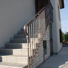 Ringhiera verniciata