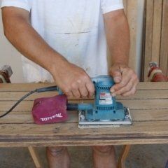 Preparazione legno per verniciatura