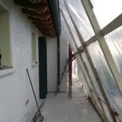 Copertura cantiere per eventi atmosferici