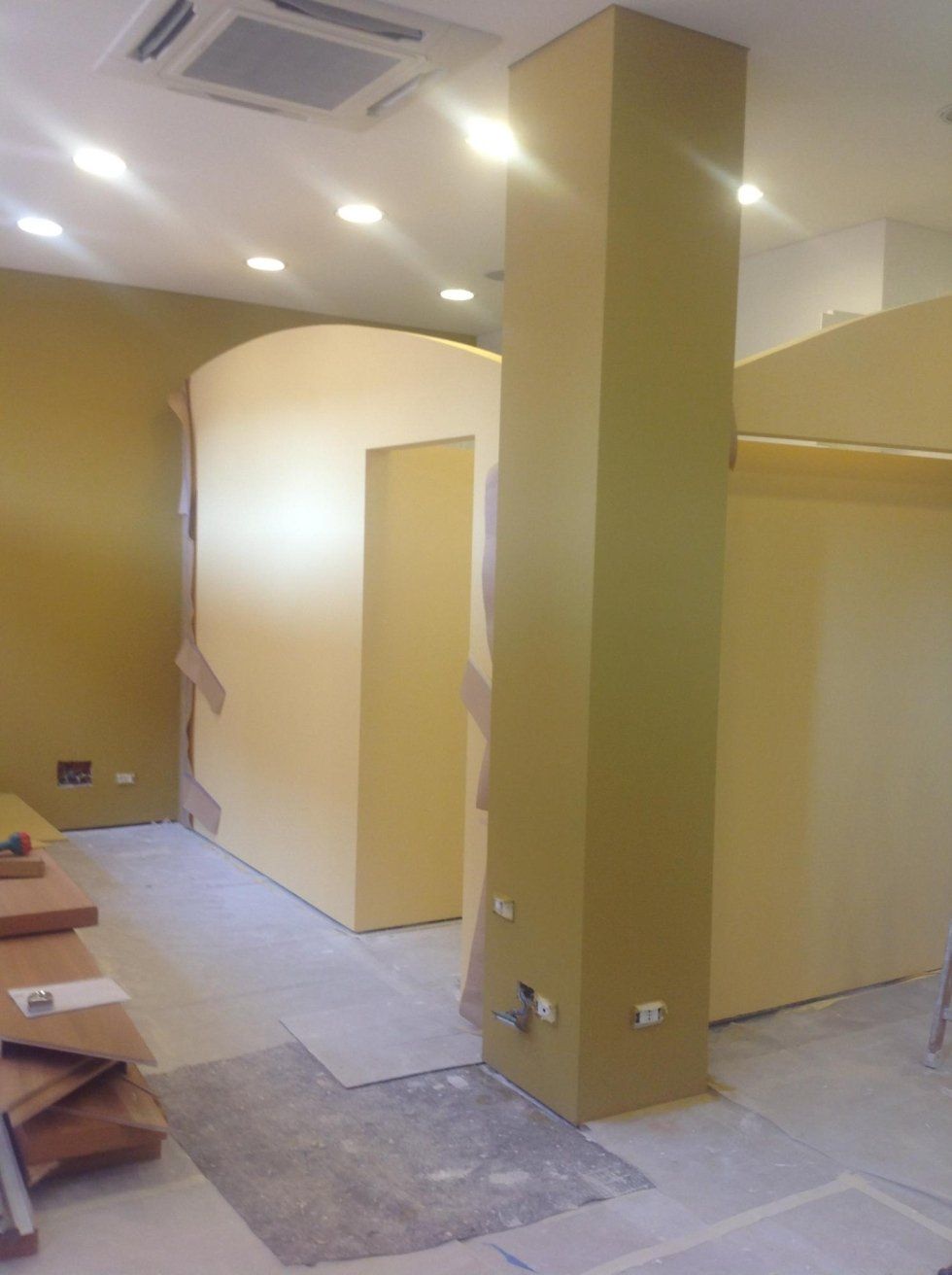 Pareti interne tinteggiate