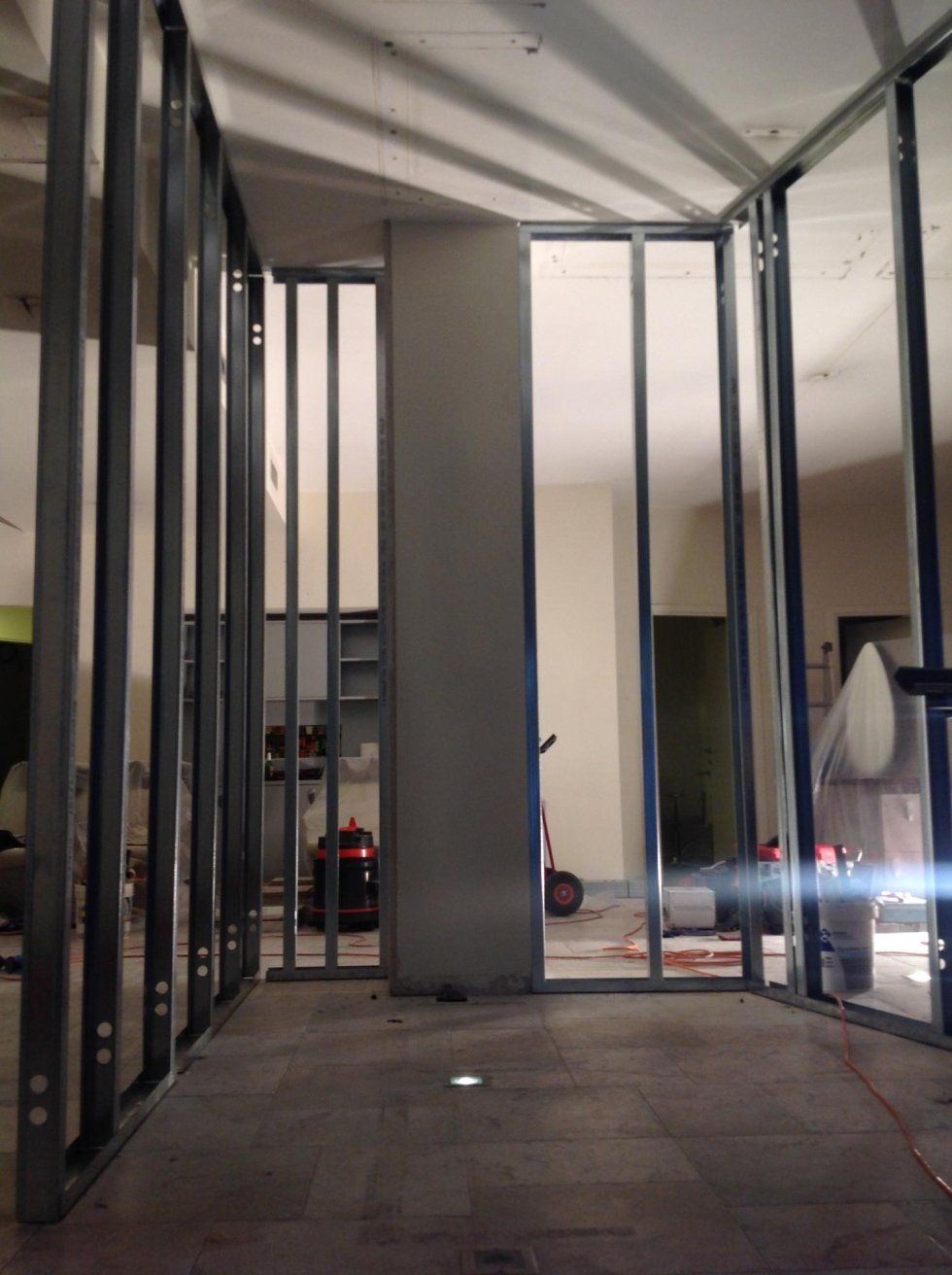 Pareti interne tinteggiate