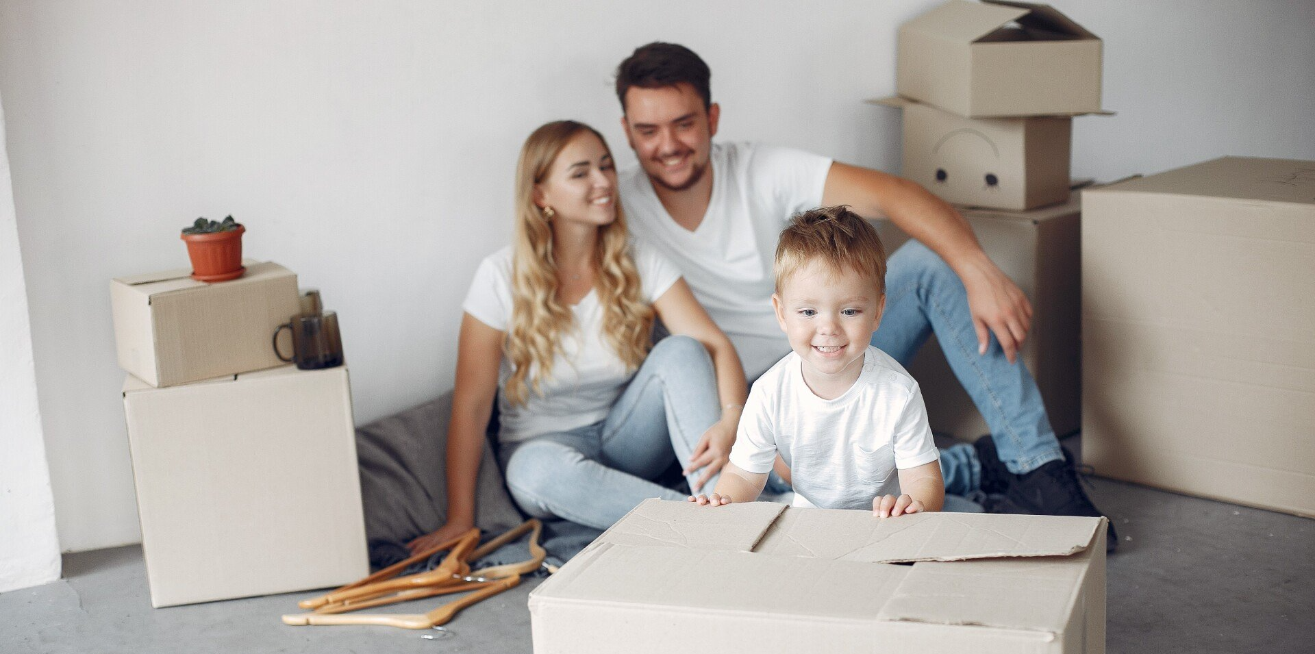 Joy of walking into a new home