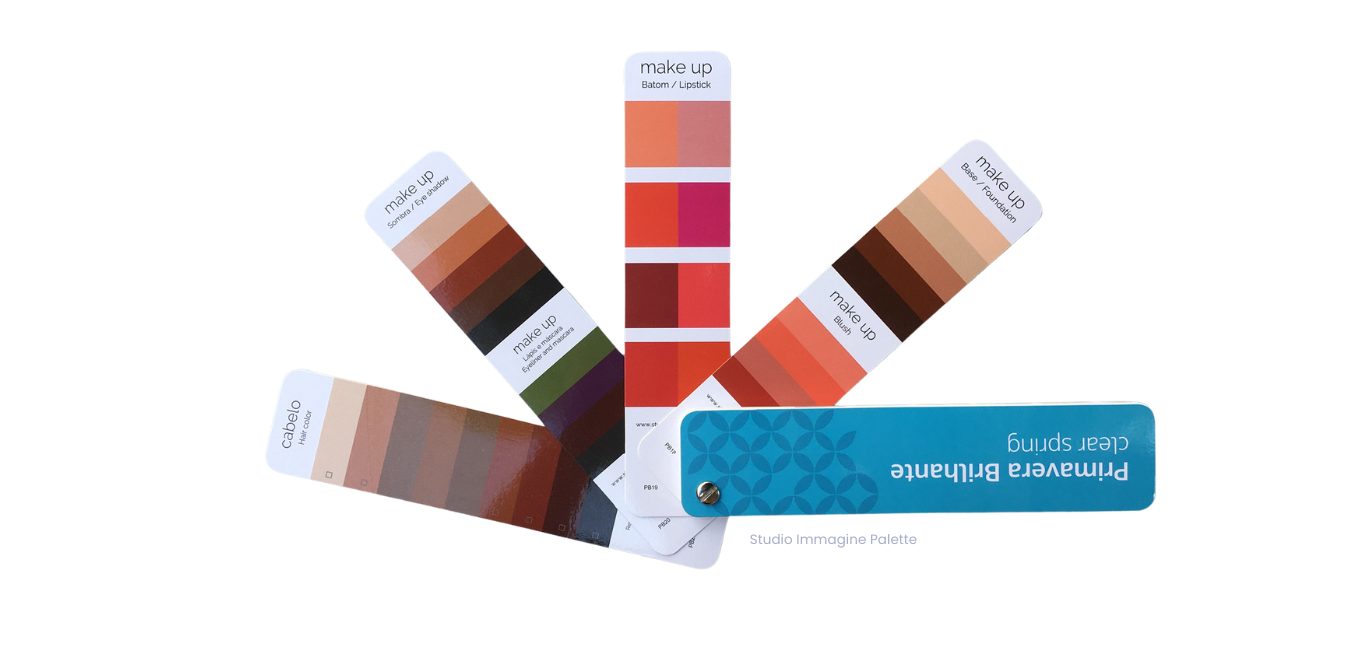 A bunch of color swatches are stacked on top of each other