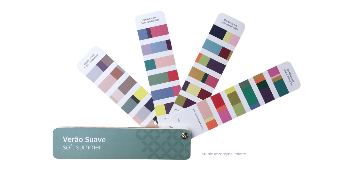 A fan with a bunch of different colors on it