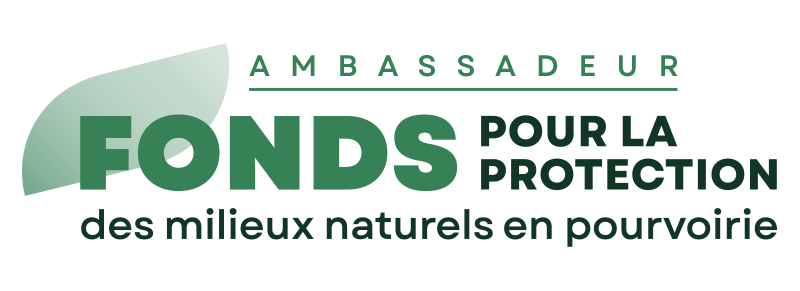 The logo for ambassadeur fonds pour la protection des milieux naturels en pourvoirie