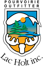 A logo for pourvoirie outfitter lac holt inc.