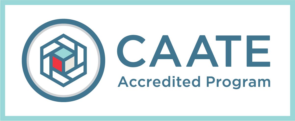 CAATE accredited seal