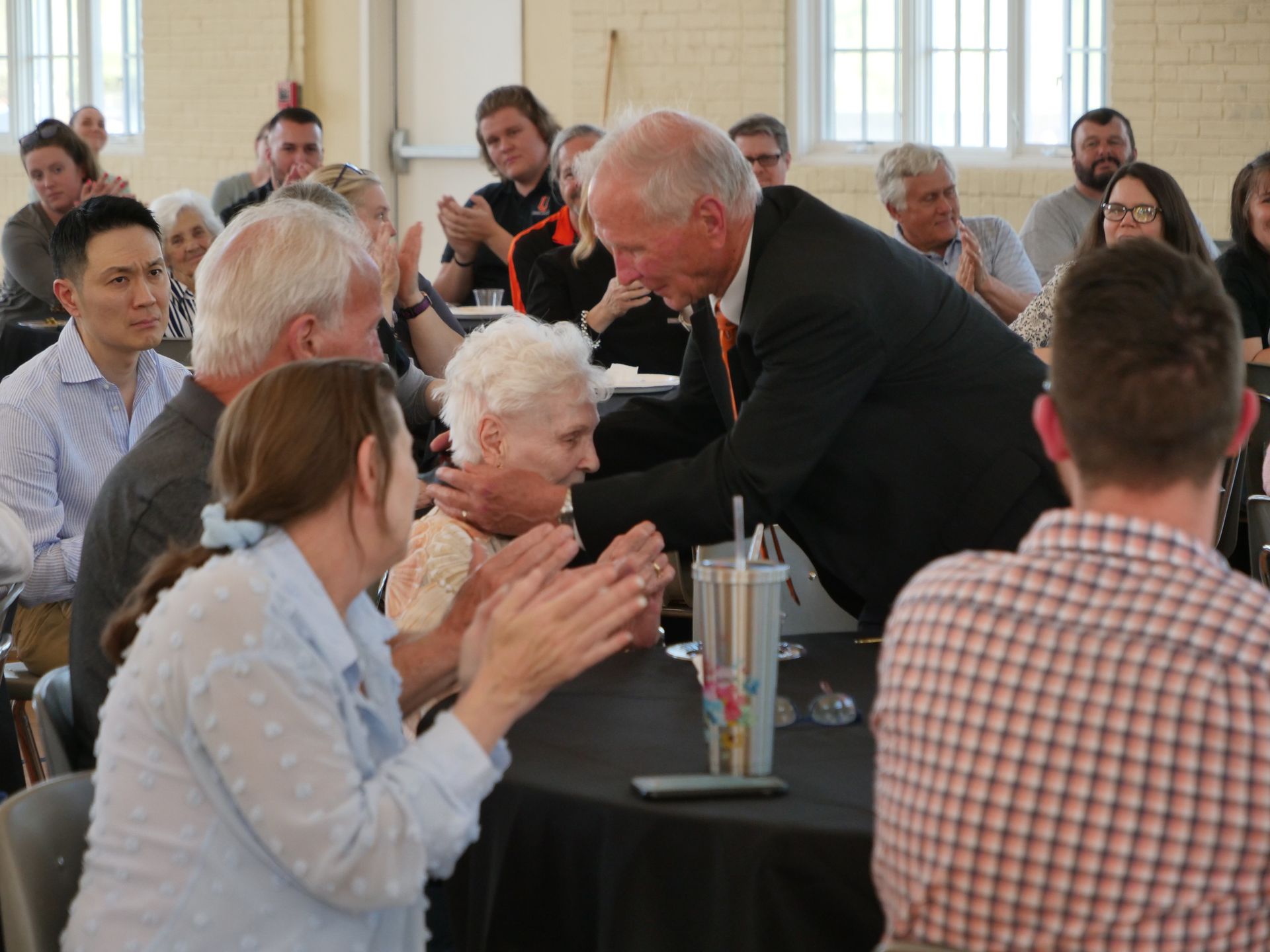 Dr. Inkster gives his mother Cassie the CIRCLES medallion.
