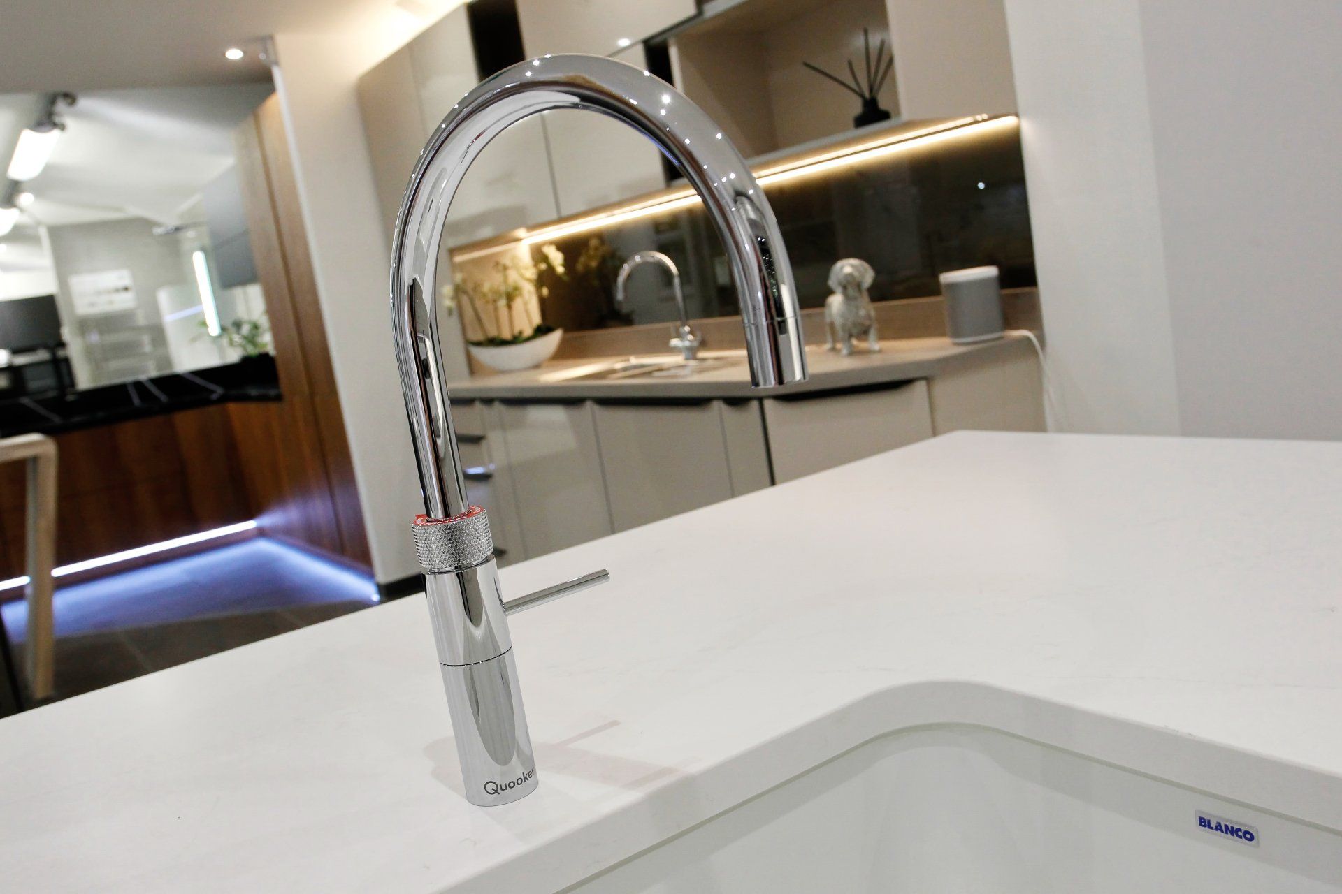 Quooker tap in Exact kitchen showroom